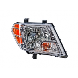 Faro Principal Derecho Cromado con Reflejante Ámbar Depo para Frontier 