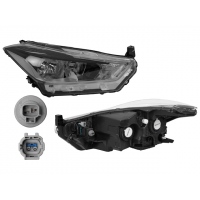 Faro Principal Derecho Negro con Luz LED Depo para Kicks 