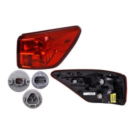 Calavera Exterior Derecha en Rojo y Blanco con Focos DEPO para Pathfinder