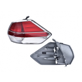 Calavera Exterior Derecha con Marco Cromado sin Arnés DEPO para X-Trail