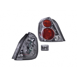 Calavera Izquierda en Rojo con Fondo Cromado y Arnés DEPO para Altima