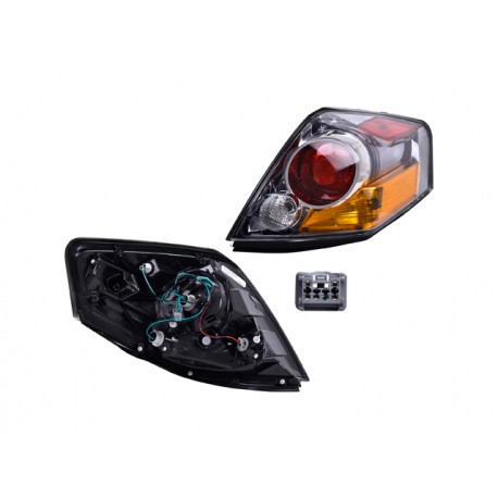 Calavera Izquierda en Tres Colores con Fondo Negro y Arnés DEPO para Altima L4