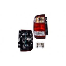 Calavera Izquierda en Rojo y Blanco con Arnés DEPO para Pathfinder