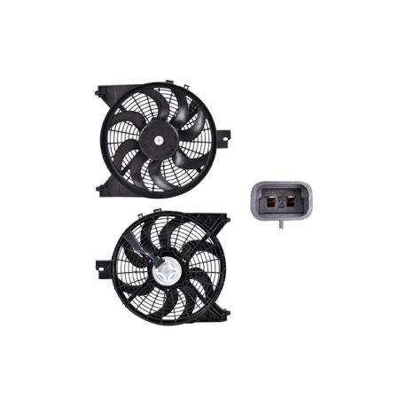 Motoventilador de Radiador Sencillo con Aire Acondicionado para Armada, Titan, Infiniti QX56 