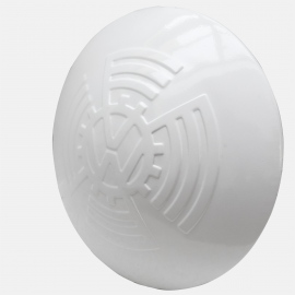 Tapón Blanco de Bola con Logo KDF Grande de Rin de 5 Birlos para VW Sedán 1200, 1500, Combi 1500, Safari