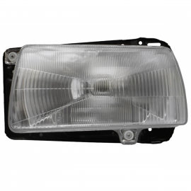 Faro Principal Izquierdo Rayado con Base de Metal Diforza para Jetta A2