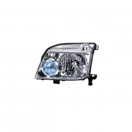 Faro Principal Izquierdo Cromado con Mica de Cuarto Azul Depo para X-Trail