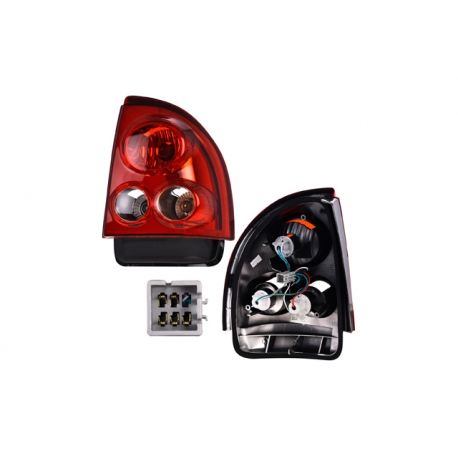 Calavera Derecha con Sockets y Focos DEPO para Chevy C2 Versión Sedán