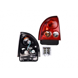 Calavera Izquierda con Sockets y Focos DEPO para Chevy C2 Versión Sedán