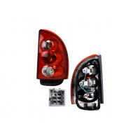 Calavera Derecha con Sockets y Focos DEPO para Chevy C2 Versión 5 Puertas