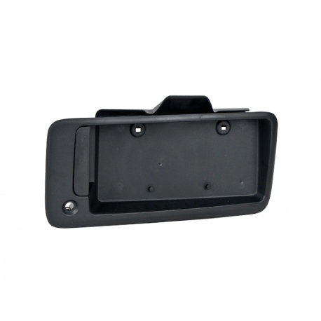 Manija Exterior de Tapa Trasera Corrugada  Negra con Porta Placa para Express Van