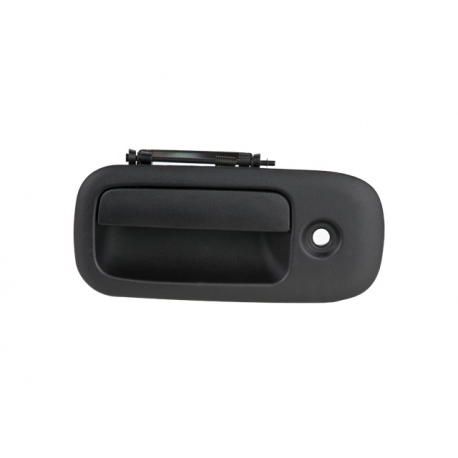 Manija Exterior de Puerta Lateral Abatible Izquierda Corrugada Negra con Hoyo de Llave para Express Van, Savana