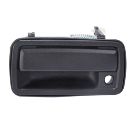 Manija Exterior de Puerta Delantera Izquierda Corrugada Negra de Metal con Hoyo de Llave para S-10