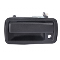 Manija Exterior de Puerta Delantera Izquierda Corrugada Negra de Metal con Hoyo de Llave para S-10