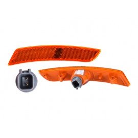 Cuarto Lateral Ámbar Delantero Derecho con Socket Depo para Camaro, Cadillac CTS, ATS