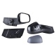 Espejo Lateral Derecho con Palanca de Ajuste Manual para Spark Classic, Beat Sedan y Hatchback