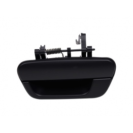 Manija Exterior de Puerta Trasera Izquierda Lisa Negra para Beat, Spark