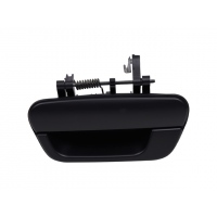 Manija Exterior de Puerta Trasera Izquierda Lisa Negra para Beat, Spark