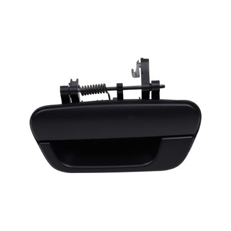 Manija Exterior de Puerta Trasera Izquierda Lisa Negra para Beat, Spark
