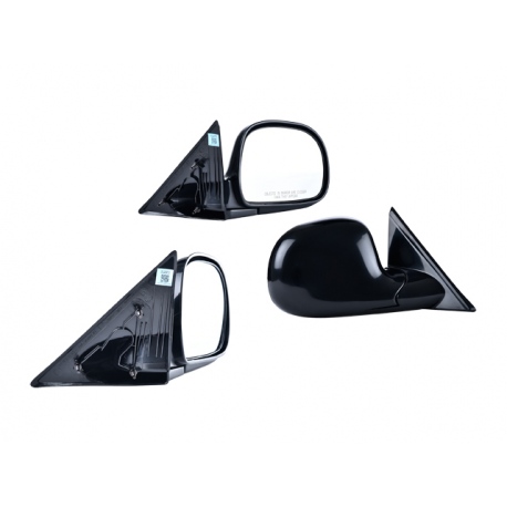 Espejo Retrovisor Negro Manual Derecho para S-10, Blazer, Sonoma, Bravada, Jimmy