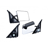 Espejo Lateral Derecho Manual Cromado para Blazer, S-10, Jimmy, S-15