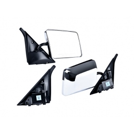 Espejo Lateral Derecho Manual Cromado para Blazer, S-10, Jimmy, S-15
