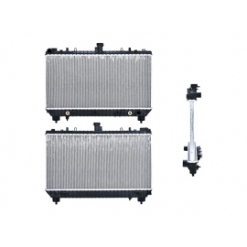 Radiador de Agua de Motor con Transmisión Automática Polar para Camaro SS 6.2