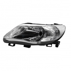 Faro Principal Izquierdo con un As de Luz y Fondo Cromado Diforza para Gol, Saveiro