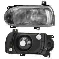 Faro Principal Izquierdo con Vidrio Rayado y Base Diforza para Golf A3