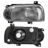 Faro Principal Izquierdo con Vidrio Rayado y Base Diforza para Golf A3