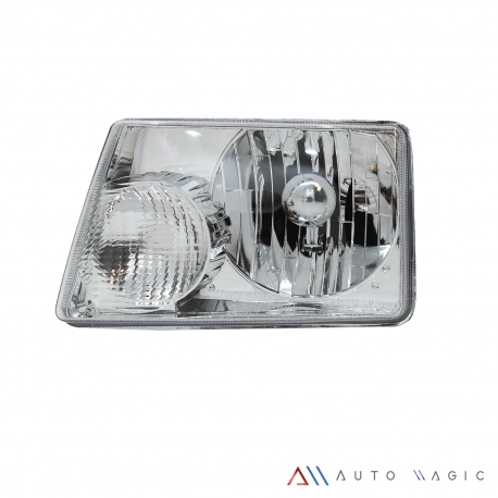 Faro Principal Izquierdo con Fondo Cromado Eagle Eyes para Ranger USA