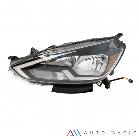 Faro Principal Izquierdo con Filo Negro y Arnés Eagle Eyes para Sentra B17