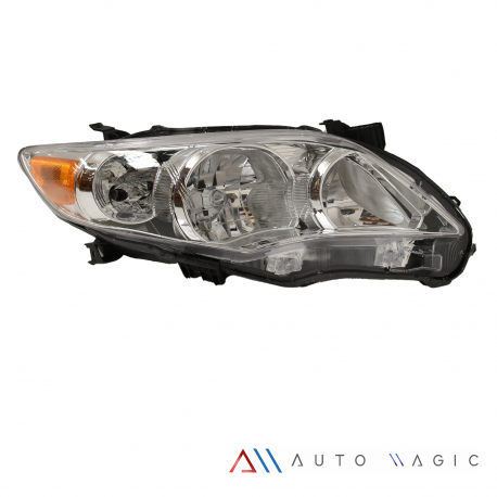 Faro Principal Derecho sin Focos con Reflejante Ámbar Eagle Eyes para Corolla