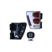 Calavera Izquierda con Arnés y Fondo Cromado DEPO para Equinox