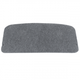 Tapa de Bocinas 6X9 con Forro de Tela Gris, Ganchos y Cordones para March