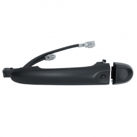 Manija Exterior de Puerta Delantera Derecha Lisa Negra con Sensor Hushan para March, Juke