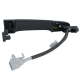 Manija Exterior de Puerta Delantera Derecha Lisa Negra con Sensor Hushan para March, Juke