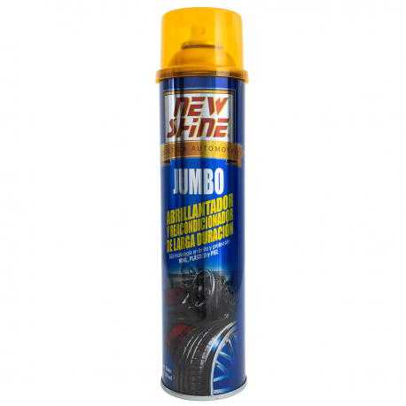 Abrillantador Reacondicionador de Vinil, Plástico y Piel Jumbo New Shine