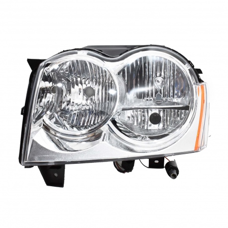 Faro Principal Izquierdo con Fondo Cromado Eagle Eyes para Grand Cherokee
