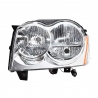 Faro Principal Izquierdo con Fondo Cromado Eagle Eyes para Grand Cherokee