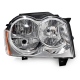 Faro Principal Derecho con Fondo Cromado Eagle Eyes para Grand Cherokee