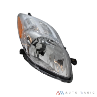 Faro Principal Derecho Cromado con Reflejante Ámbar Eagle Eyes para Yaris Hatchback