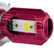 Foco LED de Luz Blanca de Base H4 con Función de Estrobo, Alta, Baja Tunix para Moto