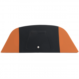 Tapa de Bocinas con Forro de Vinil Negro y Naranja para VW Sedán