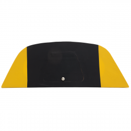 Tapa de Bocinas con Forro de Vinil Amarillo y Negro para VW Sedán