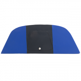 Tapa de Bocinas de Madera con Cubierta Perforada de Vinil Azul y Negro para VW Sedán