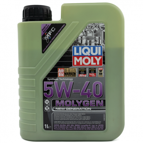 LIQUI MOLY 2626 ACEITE CON MOLIBDENO PARA MOTORES DE GASOLINA Y DIESEL  10W-40 (1LITRO)