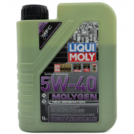 Botella de 946 ml de Aceite Liqui Moly Molygen Multigrado Sintético SAE 5W-40 para Motores a Gasolina y Diésel