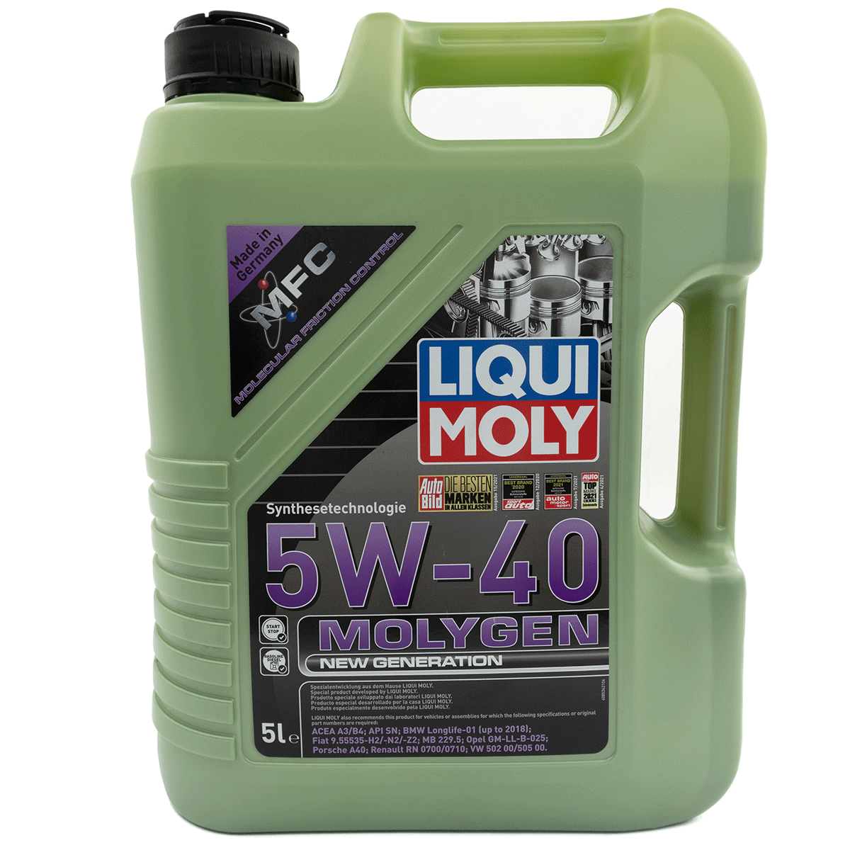 Aceite Motor Liqui Moly 5w30 Molygen New Generation 4 Lts