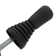 Espejo Lateral Derecho Negro con Control Manual Tunix para Chevy C1, C2